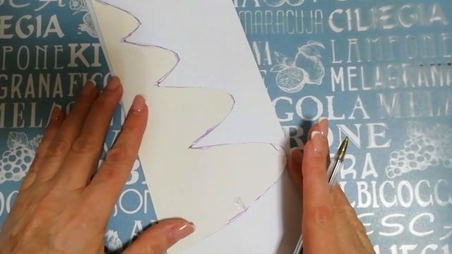 Елочка из бумаги. смотреть онлайн