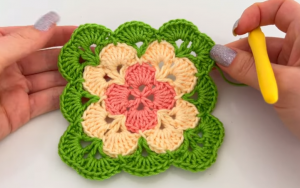 САМЫЙ КРАСИВЫЙ квадратный мотив крючком 2026 🧶✨ - Для новичков вязание крючком