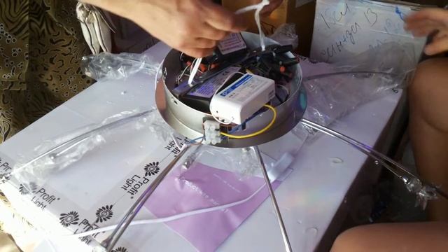 КАК СОБРАТЬ КАК ПОДКЛЮЧИТЬ ЛЮСТРУ СВОИМИ РУКАМИ! смотреть онлайн