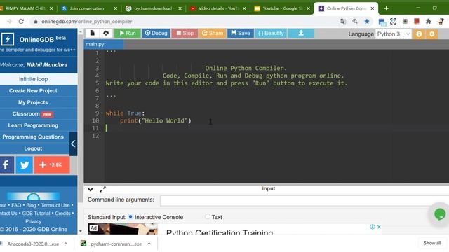 Infinity Loops explained with possible examples and concequences for python смотреть онлайн