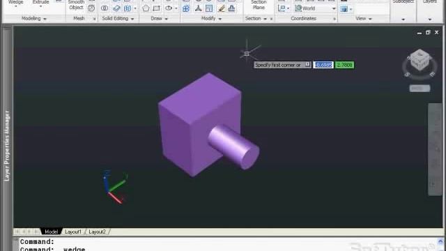 AutoCAD 3D - Additional Osnaps for 3D - for versions 2009, 2010, 2011, 2012, 2013 & 2014 смотреть онлайн