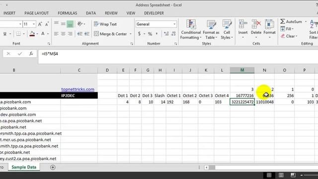 IP2DEC Excel function to sort IP addresses (Add-In) смотреть онлайн