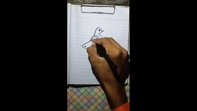 draw a bird from 3 | For beginners | Drawing Tutorial | Step by step | #viral #video смотреть онлайн