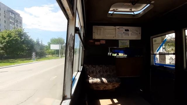 Луганск, Рута СПВ-17, Победоносная улица, маршрут 119 смотреть онлайн