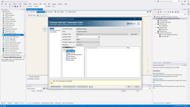 Premium ADO.NET Components in KingswaySoft's SSIS Productivity Pack смотреть онлайн
