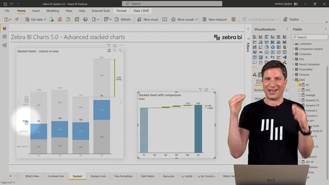 [UPDATE] ? Zebra BI visuals for Power BI 5.0! Introducing Smart Comments, Stacked Charts & more смотреть онлайн