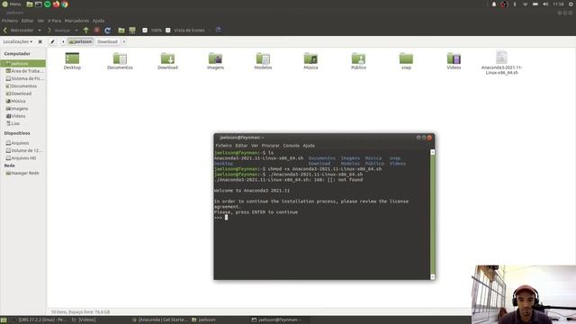 Como instalar o Anaconda 3 no Linux Ubuntu 20.04.4 LTS: Passo-a-passo смотреть онлайн