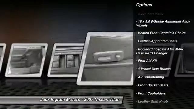 2007 Nissan Titan Montgomery AL N13627A смотреть онлайн