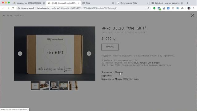 Интеграция Salesbeat с интернет-магазином на Тильда смотреть онлайн