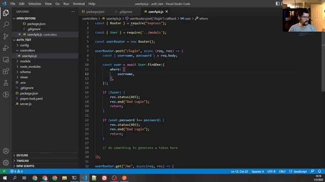 Auth part 1: Authentication with JWT and Express смотреть онлайн