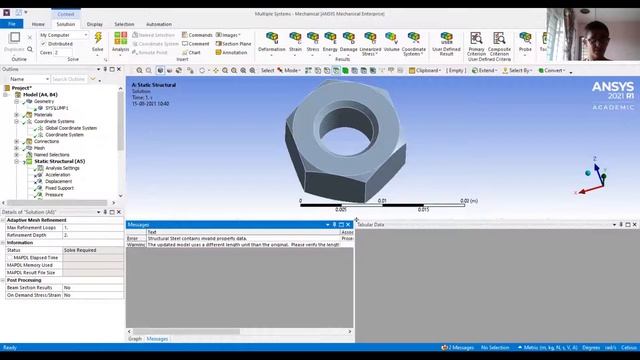 12. ANSYS Mechanical Simulation Solutions || Stress Strain Results | Safety of Factor смотреть онлайн