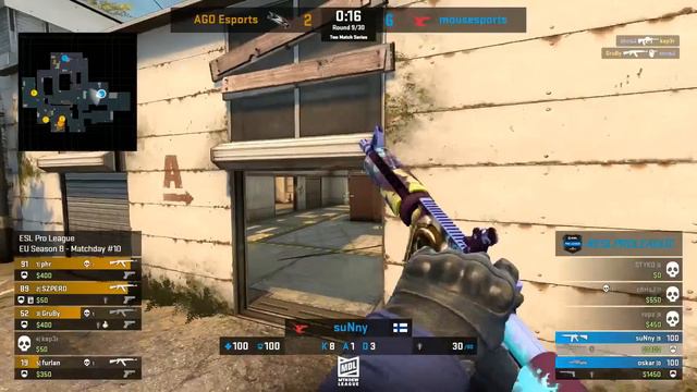 CS:GO - mousesports vs. AGO [Cache] Map 1 - EU Matchday 12 - ESL Pro League Season 8 смотреть онлайн