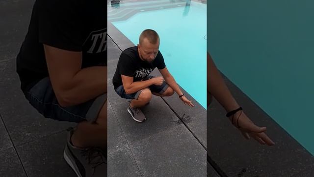 Бортовой камень, террасная плитка, плитка для бассейна Aquaviva (альтернатива копинговому камню) смотреть онлайн