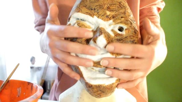 Урок или как я делаю маску из папье-маше смотреть онлайн