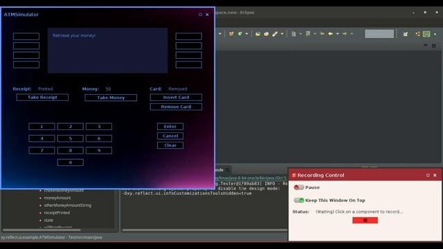 Java Swing Testing Toolkit - testing an ATM simulator смотреть онлайн