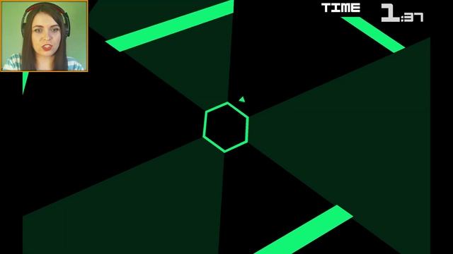 ГОЛОВОКРУЖИТЕЛЬНАЯ ИГРА ► Super Hexagon смотреть онлайн