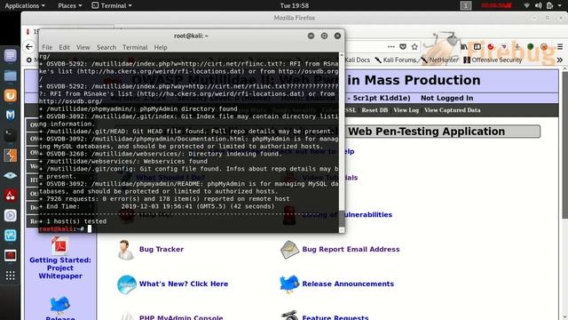 sensitive data expose through nikto in owap broken web application смотреть онлайн