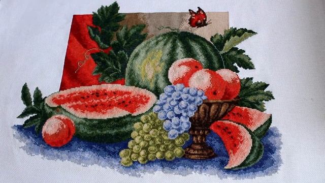 "Натюрморт" от Hobby Pro готов!!! СП "Вкусная вышивка или вышивка со вкусом" смотреть онлайн