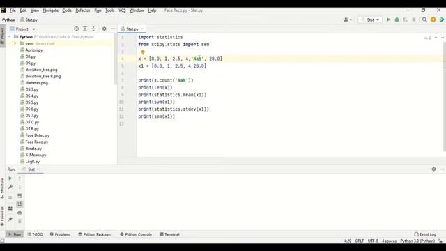 Statistics Hands on with Python , Part - 1 || English || ST - 2 || Explained || We & Data смотреть онлайн