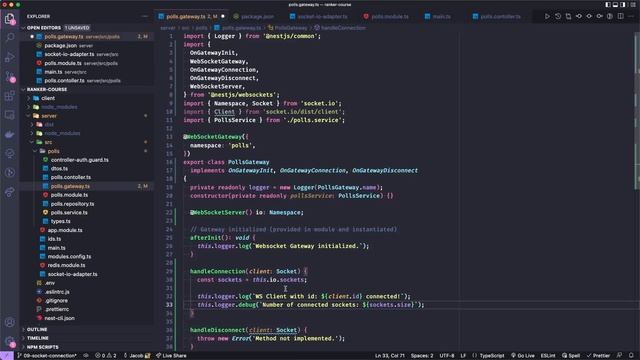 09 - Handling Socket.io Connections in NestJS and Postman for Socket.io смотреть онлайн