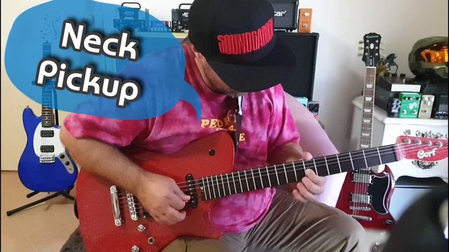 Cort MBC-1 Demo of Tones Matt Bellamy Signature Guitar with mansun pickups No Talking Just playing смотреть онлайн