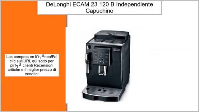 DeLonghi ECAM 23.120.B - Cafetera (Independiente, Negro, Botones, Granos de café, De café m смотреть онлайн