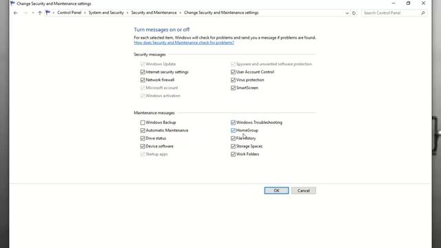 66. Использование системы безопасности и обслуживания Windows 10 смотреть онлайн