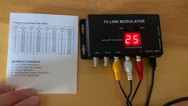 Mini analog TV Channel Modulator works great to make your own home TV channel смотреть онлайн