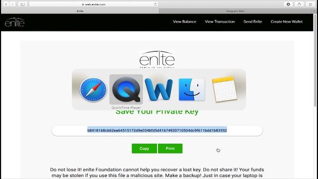 Save Enlte Private Keystore смотреть онлайн