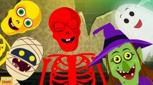 Haunted Wrong Face Witch Halloween Song + Spooky Scary Skeletons Songs By Teehee Town