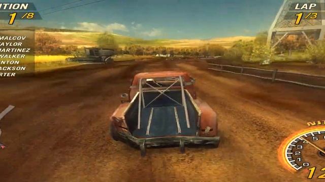 Вспоминаем классику – FlatOut 2 в разрешении 2560х1080 и с 75 кадрами в секунду смотреть онлайн