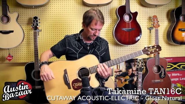 Takamine TAN16C Dreadnought Acoustic-Electric Guitar - Brad Davis смотреть онлайн