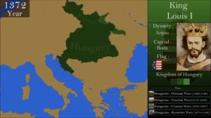 История Венгрии по карте .