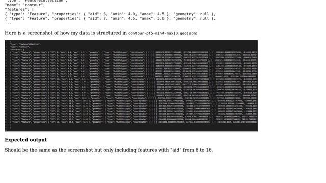 How can I use ogr2ogr & sqlite to create a new GeoJSON file that contains only a specific set of... смотреть онлайн