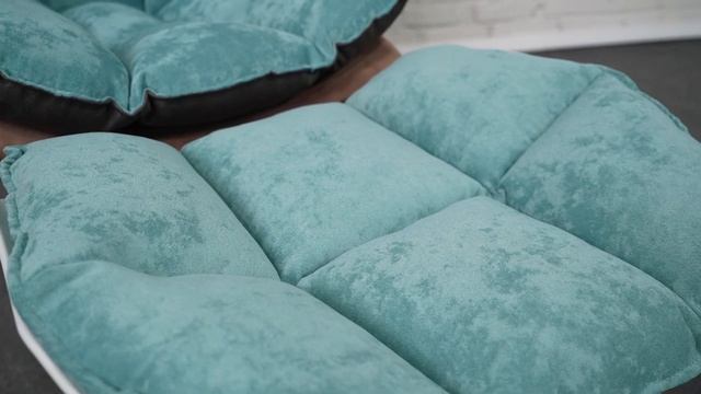 Кресло с оттоманкой в стиле Husk, обзор смотреть онлайн