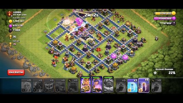 New Troop Yeti's or bat spell Attack town hall 12 in max bass | Th12 Yeti Attack strategy 2019 смотреть онлайн