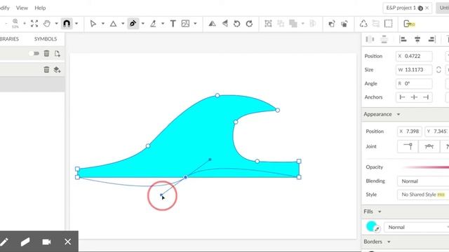 Gravit Designer Pen Tool Fine Tuning an Object смотреть онлайн