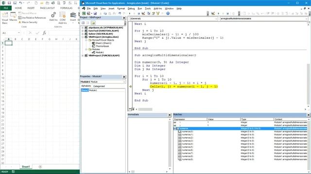 29 VBA Excel 2013 Arreglos multidimensionales смотреть онлайн