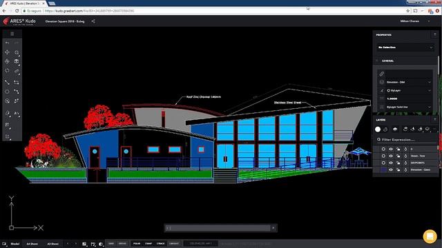 ARES Kudo Online CAD: Create and Modify DWG Drawings Directly in your Internet Browser смотреть онлайн