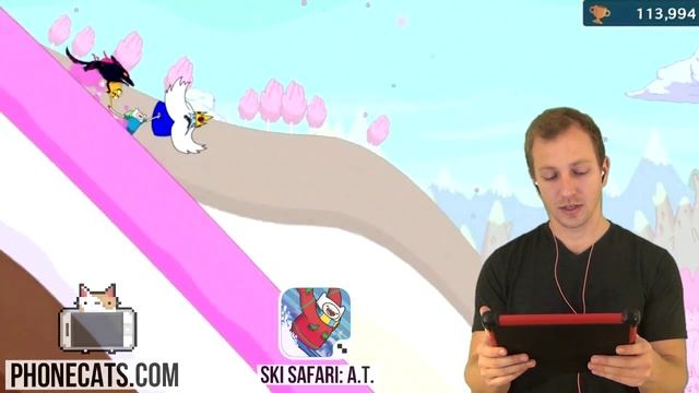 Ski Safari ADVENTURE TIME! iOS / Android Game смотреть онлайн