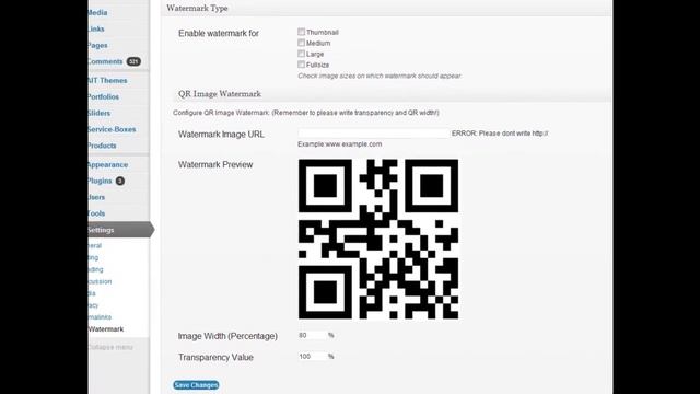 QR Watermark Wordpress смотреть онлайн