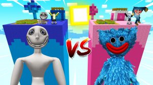 ЧАНК ЧЕЛОВЕКА ЗА ОКНОМ против ХАГГИ ВАГГИ в майнкрафт ! MAN FROM THE WINDOW VS HUGGY WUGGY MINECRAFT