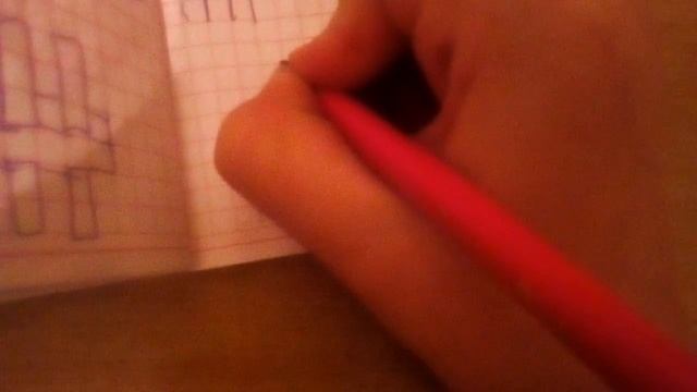 Как нарисовать сердечко по клеточкам! смотреть онлайн