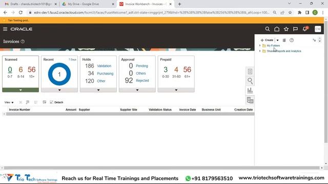 Oracle Fusion Financials Cloud Online Training Demo Class -2 |May 2023| Triotech Software Trainings смотреть онлайн