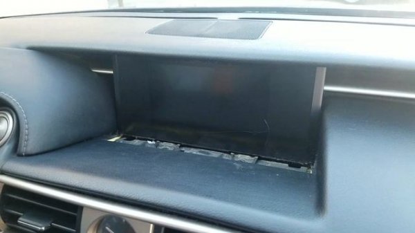 How to Remove Navigation Display from Lexus IS250 2014 for Repair.