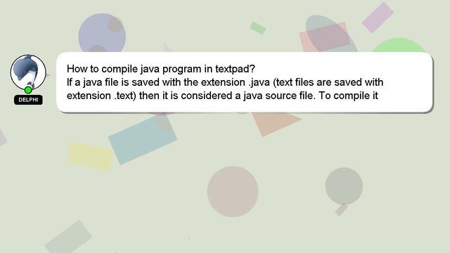 How to compile java program in textpad? смотреть онлайн