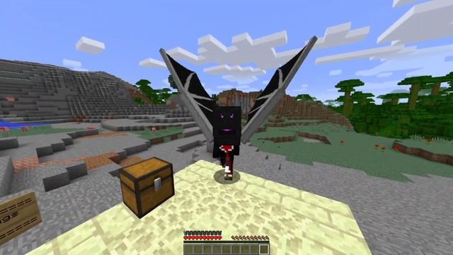 DRAGON WINGS ELYTRA MOD - MINECRAFT 1.12.2 (MOD SHOWCASE)