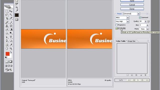 Photoshop 3 Сохранение для Web смотреть онлайн