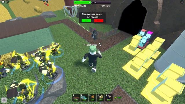 БОМБОВЫЙ удар в Roblox Tower Defense Simulator смотреть онлайн