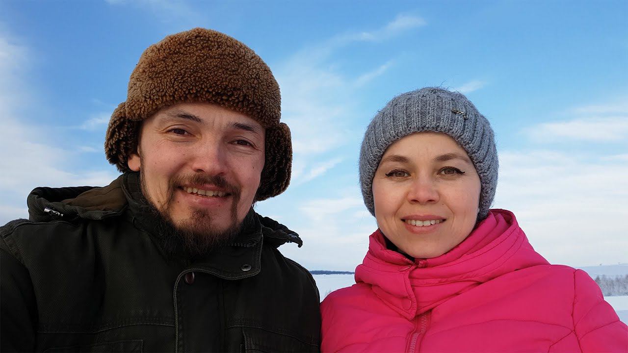 ЛЕДЯНОЕ ПОЛЕ В СТАРОПОХВИСТНЕВО. КАТАЕМСЯ НА ЛЫЖАХ смотреть онлайн